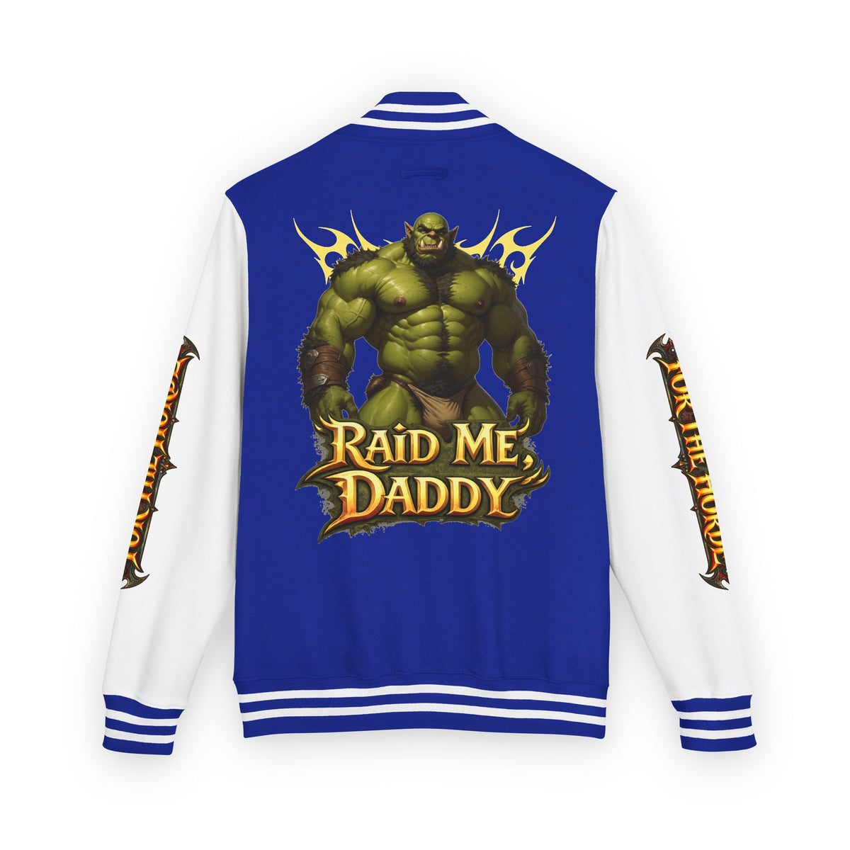 Gay Bear "Raid Me Daddy" Orc Letterman Jacket