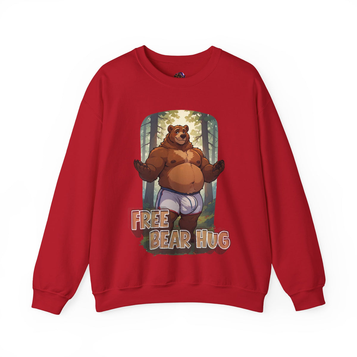 Gay Bear Free Bear Hugs Sweatshirt