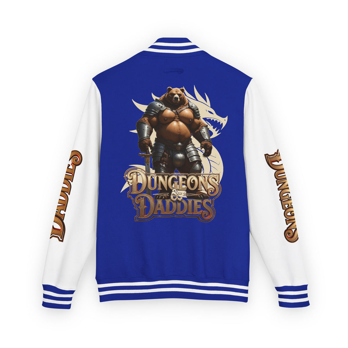 Gay Bear Dungeons & Daddies Letterman Jacket