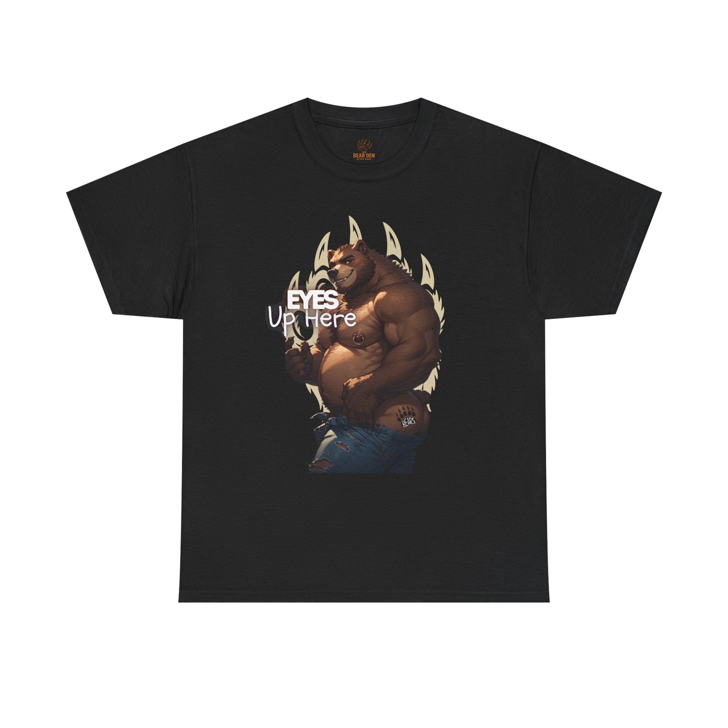 Eyes Up Here Bear Tee