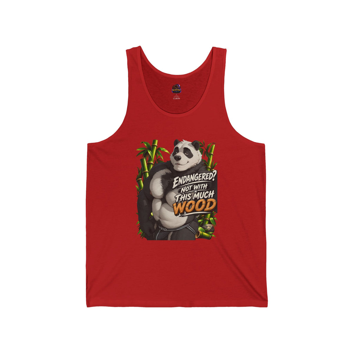Endangered? Not With This Much Wood Gay Panda Bear Tank Top