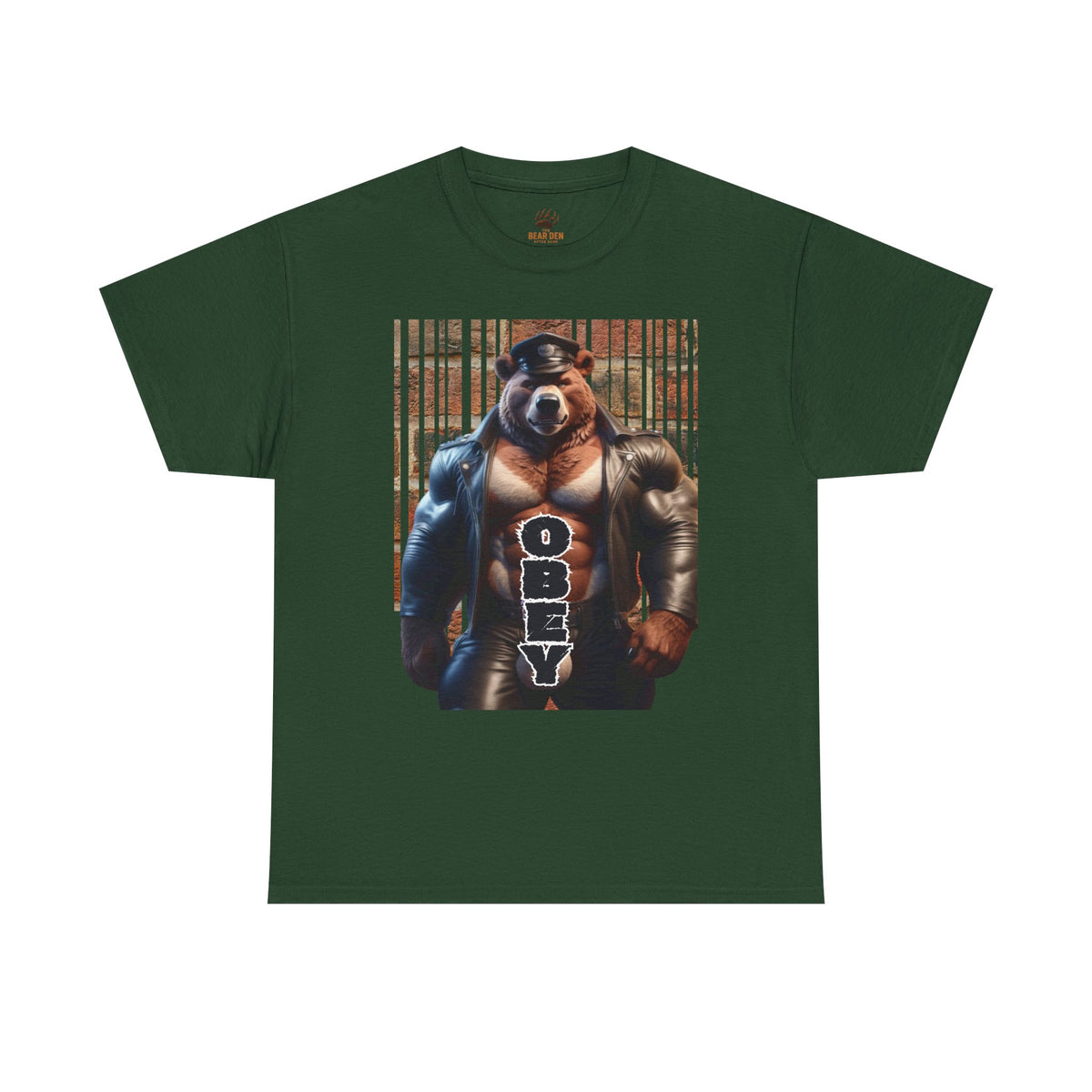 Obey Leather Gay Bear Tee