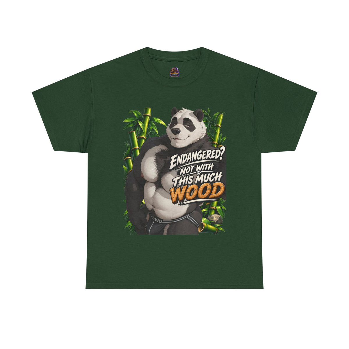 Endangered? Not With This Much Wood Gay Panda Bear T-Shirt