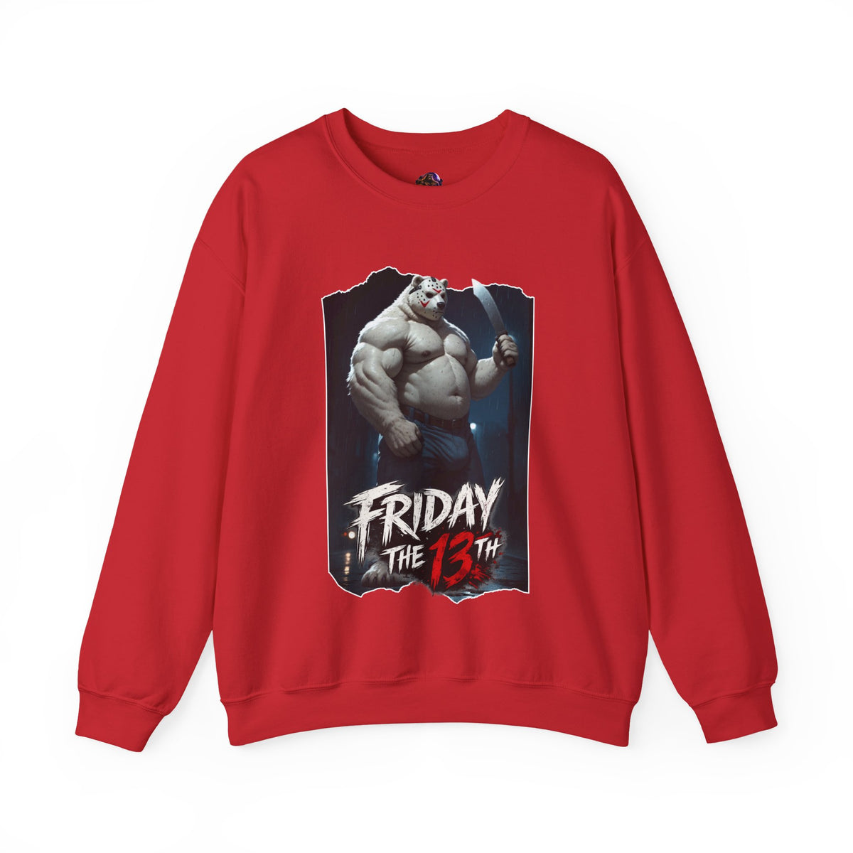 Friday the 13th Daddy Bear Sweatshirt | Gay Bear Horror Sweater