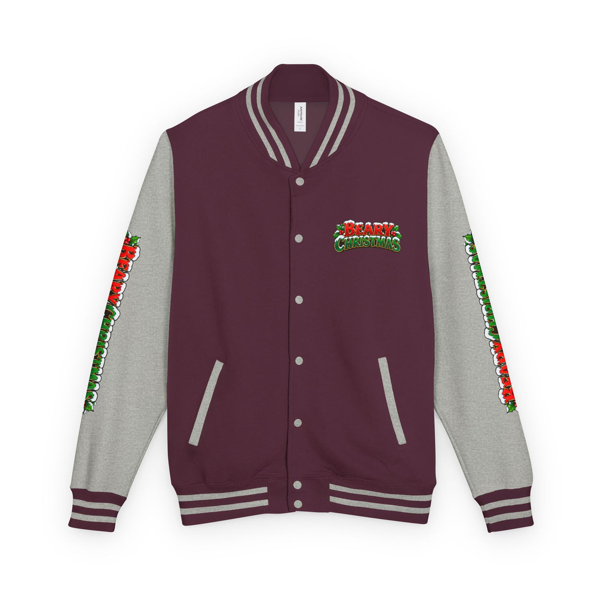 Gay Bear "Beary Christmas" Letterman Jacket