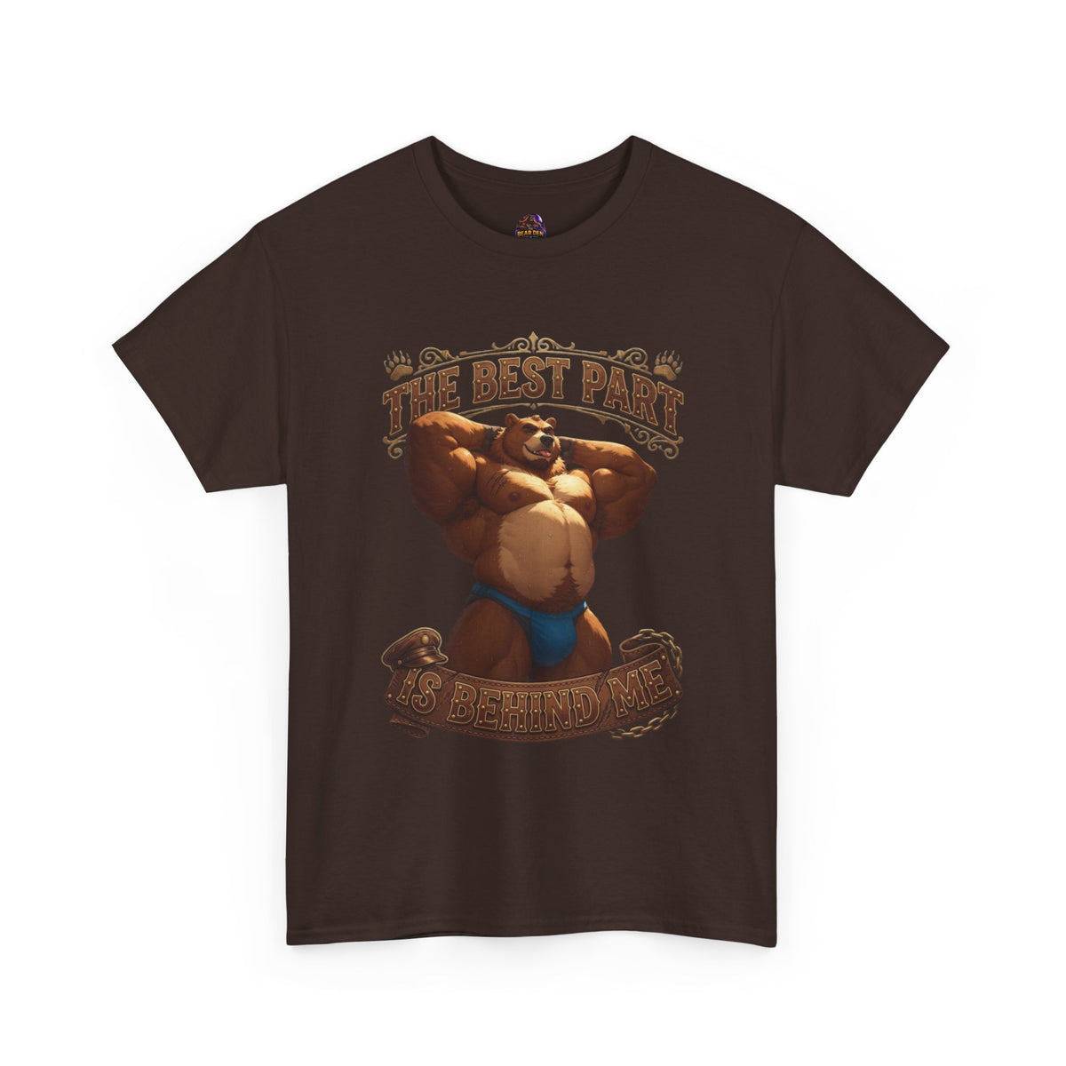 The Best Part Is Behind Me Bear Tee