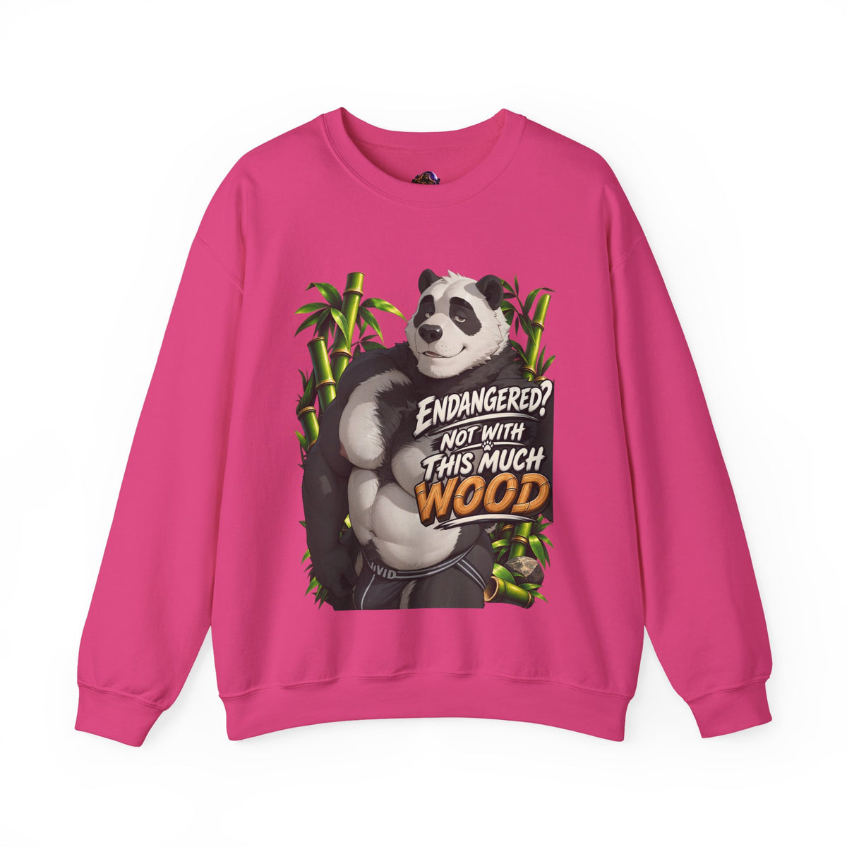 Endangered? Not With This Much Wood Gay Panda Bear Sweatshirt