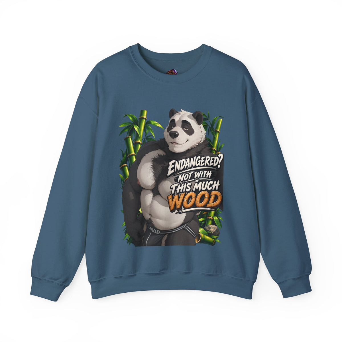 Endangered? Not With This Much Wood Gay Panda Bear Sweatshirt
