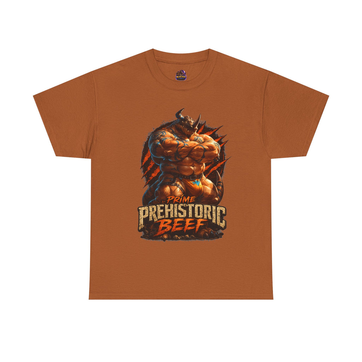 Gay Prime Prehistoric Beef Dinosaur Tee