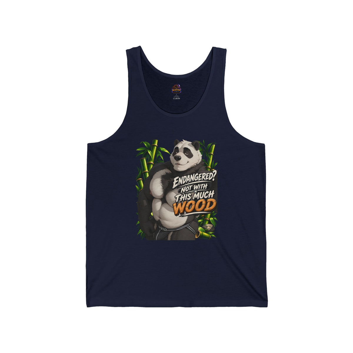 Endangered? Not With This Much Wood Gay Panda Bear Tank Top