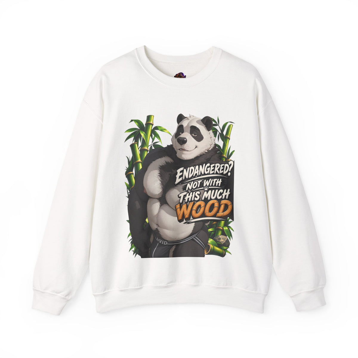 Endangered? Not With This Much Wood Gay Panda Bear Sweatshirt