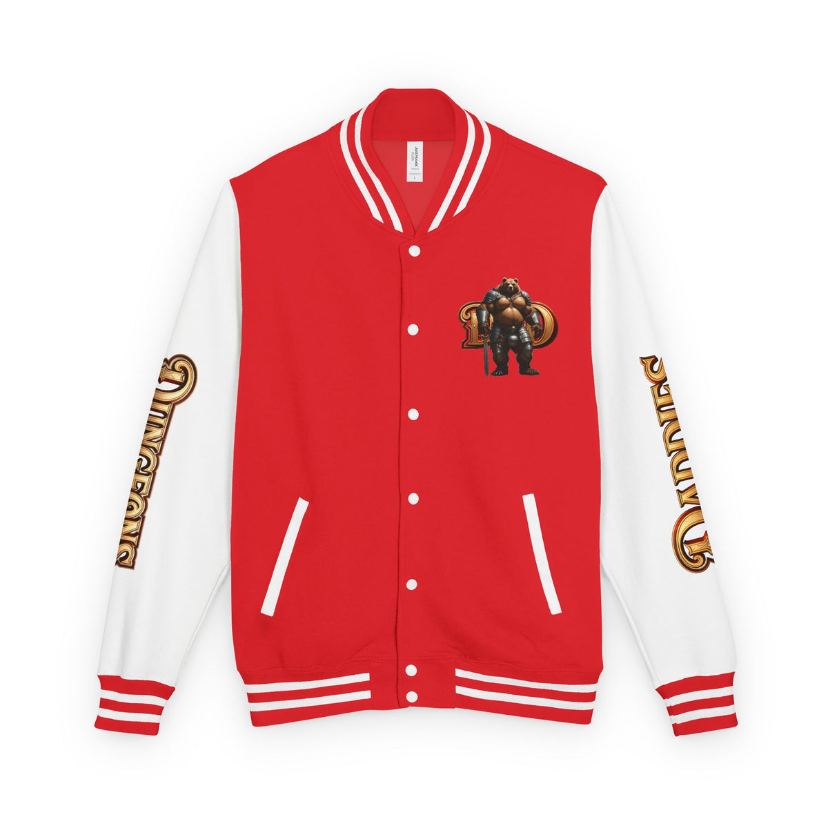 Gay Bear Dungeons & Daddies Letterman Jacket