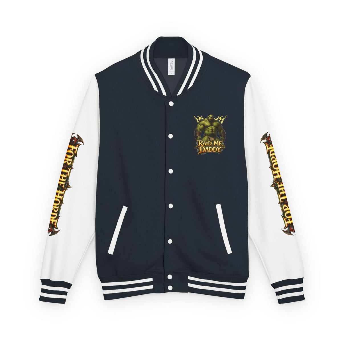 Gay Bear "Raid Me Daddy" Orc Letterman Jacket