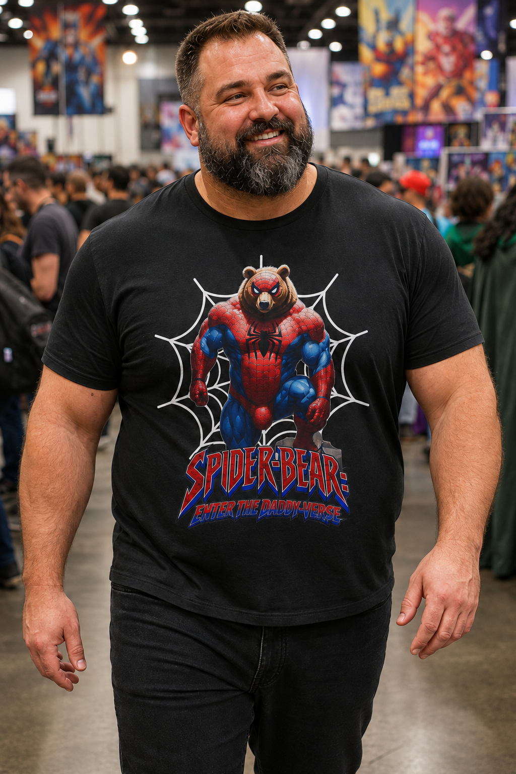 Gay "Spider-Bear: Enter The Daddyverse" Tee