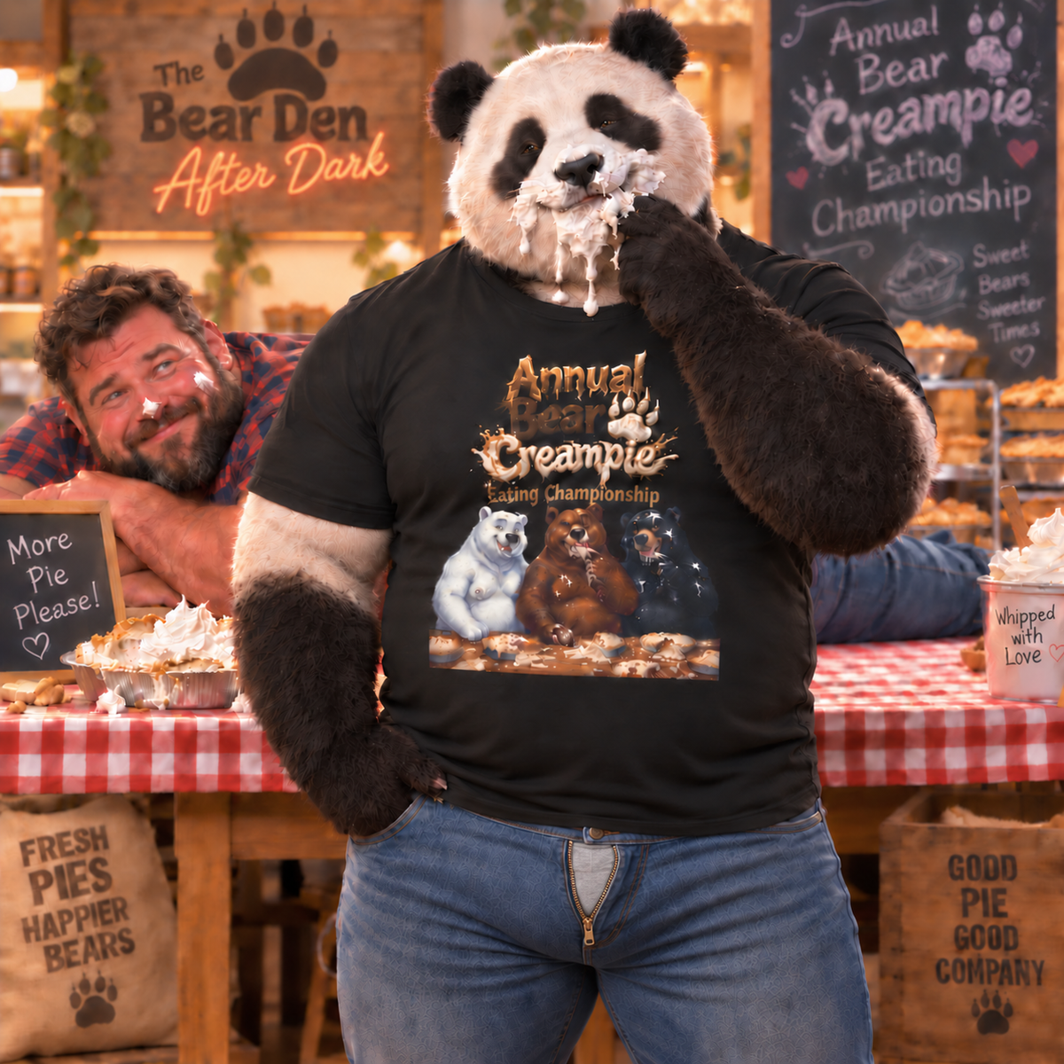 Gay Annual Bear Creampie Eating Championship Tee