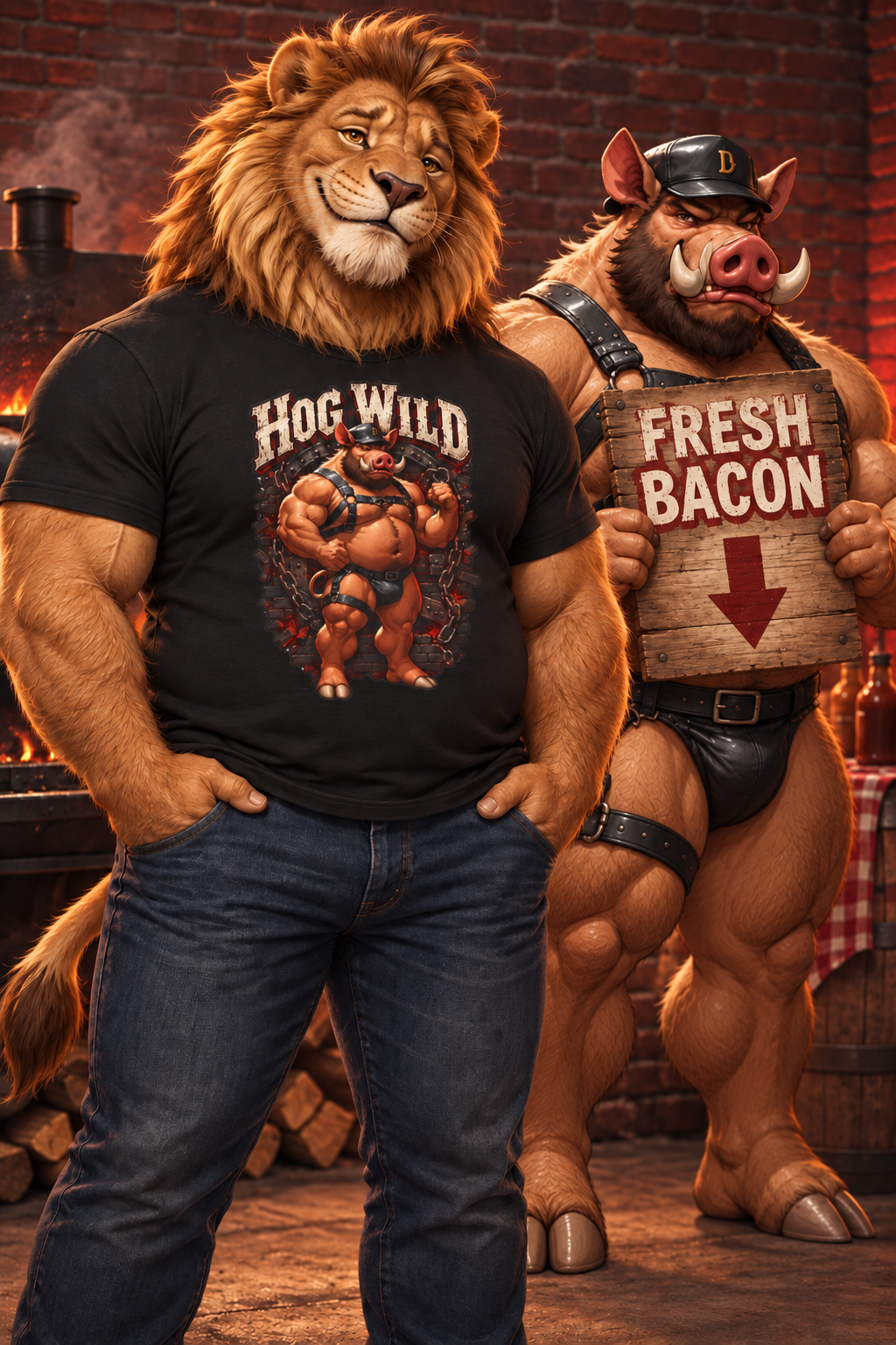 Gay Bear "Hog Wild" Tee