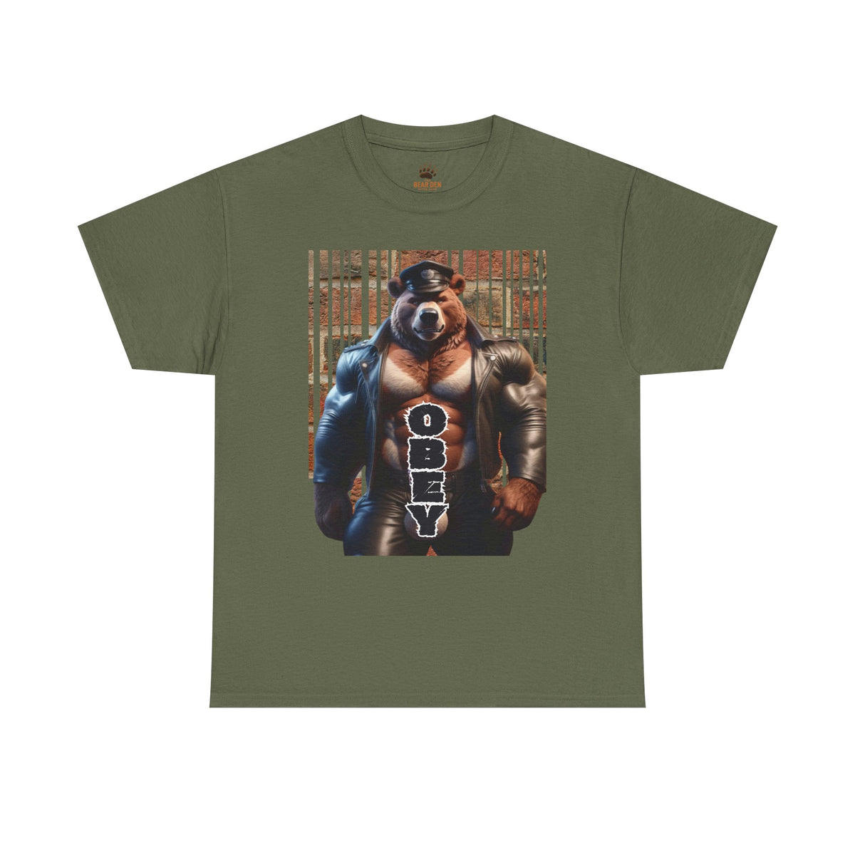 Obey Leather Gay Bear Tee