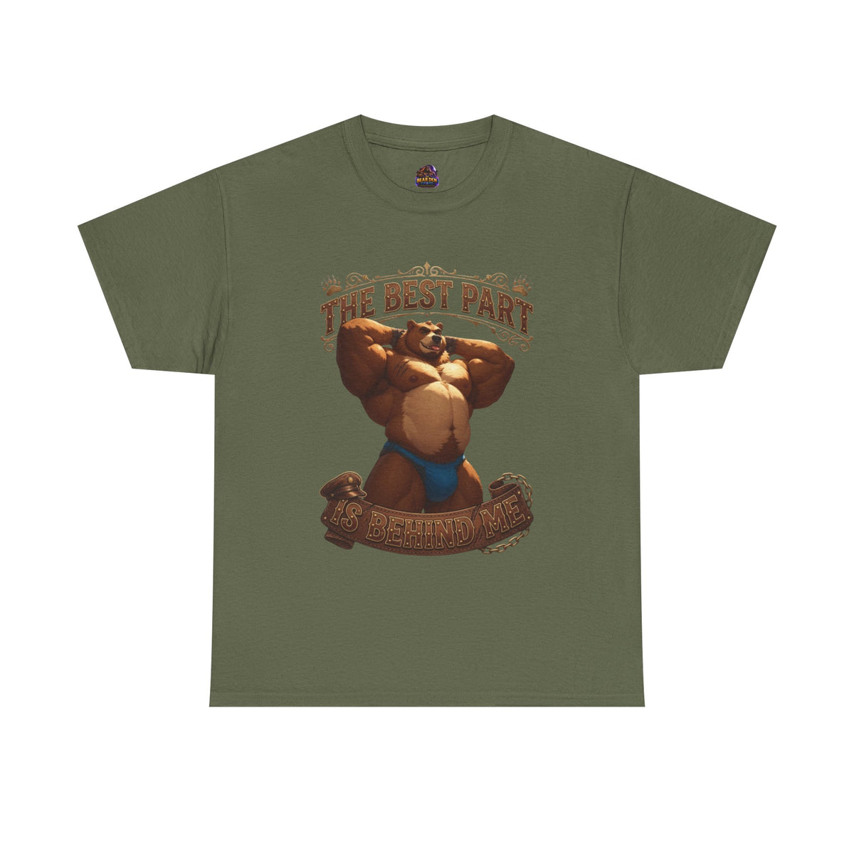 The Best Part Is Behind Me Bear Tee