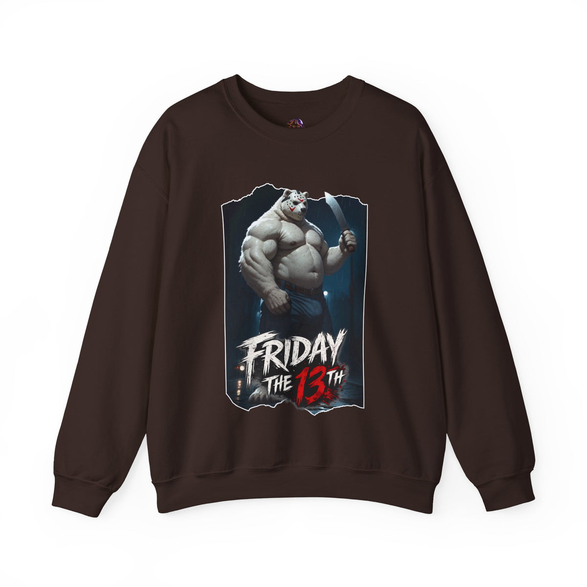 Friday the 13th Daddy Bear Sweatshirt | Gay Bear Horror Sweater