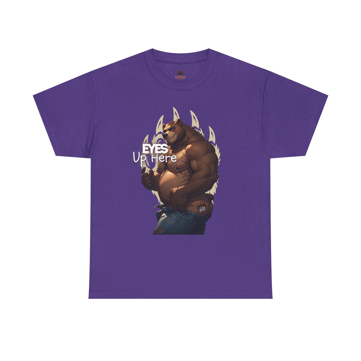 Eyes Up Here Gay Bear Tee