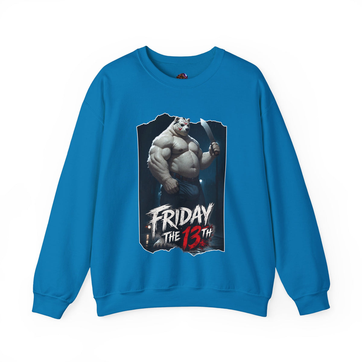 Friday the 13th Daddy Bear Sweatshirt | Gay Bear Horror Sweater