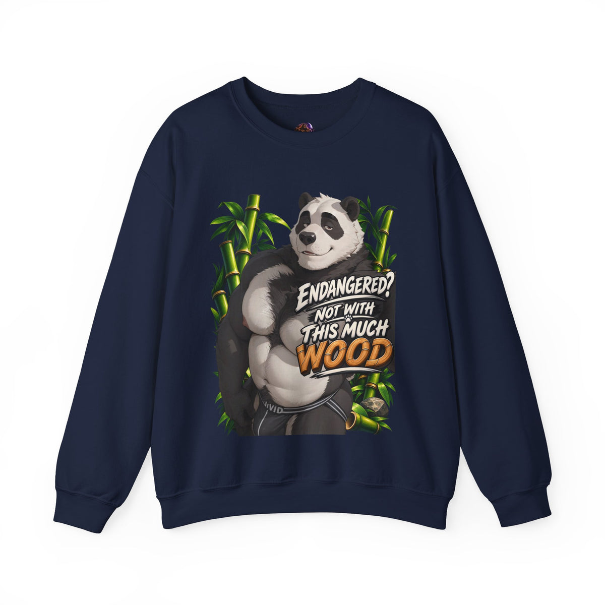 Endangered? Not With This Much Wood Gay Panda Bear Sweatshirt