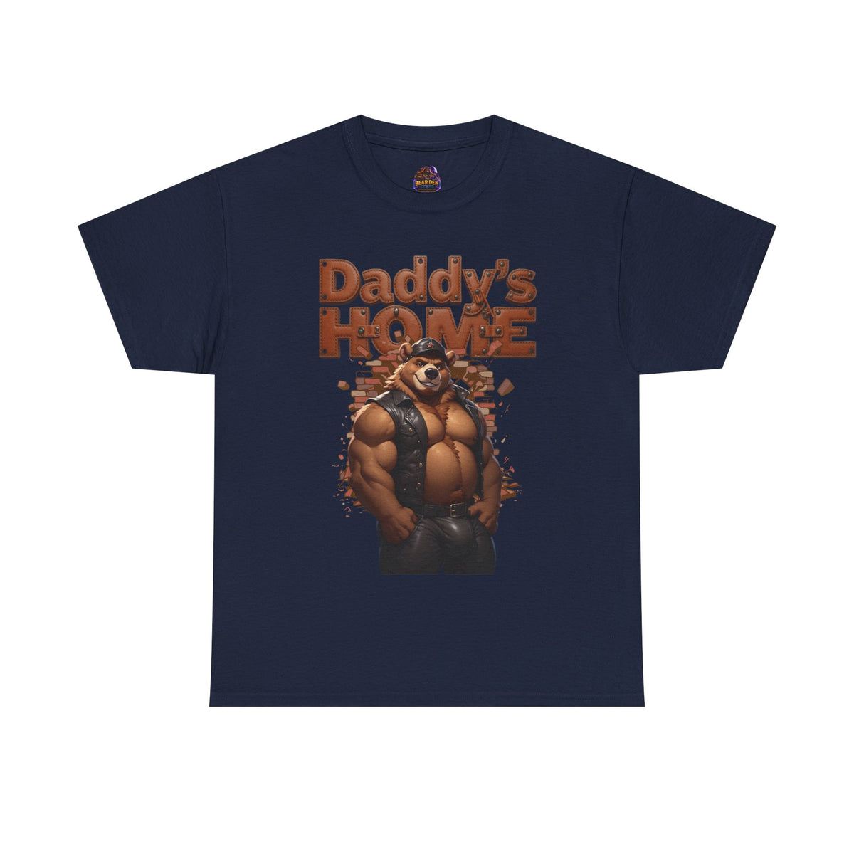 Daddy's Home Gay Leather Bear Tee