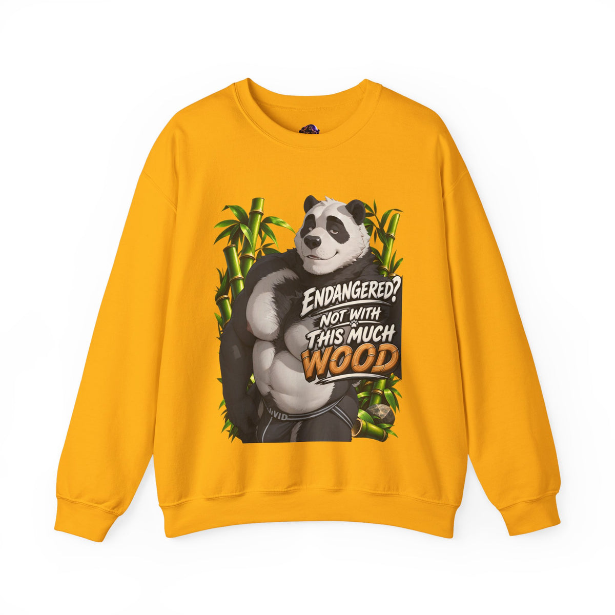 Endangered? Not With This Much Wood Gay Panda Bear Sweatshirt