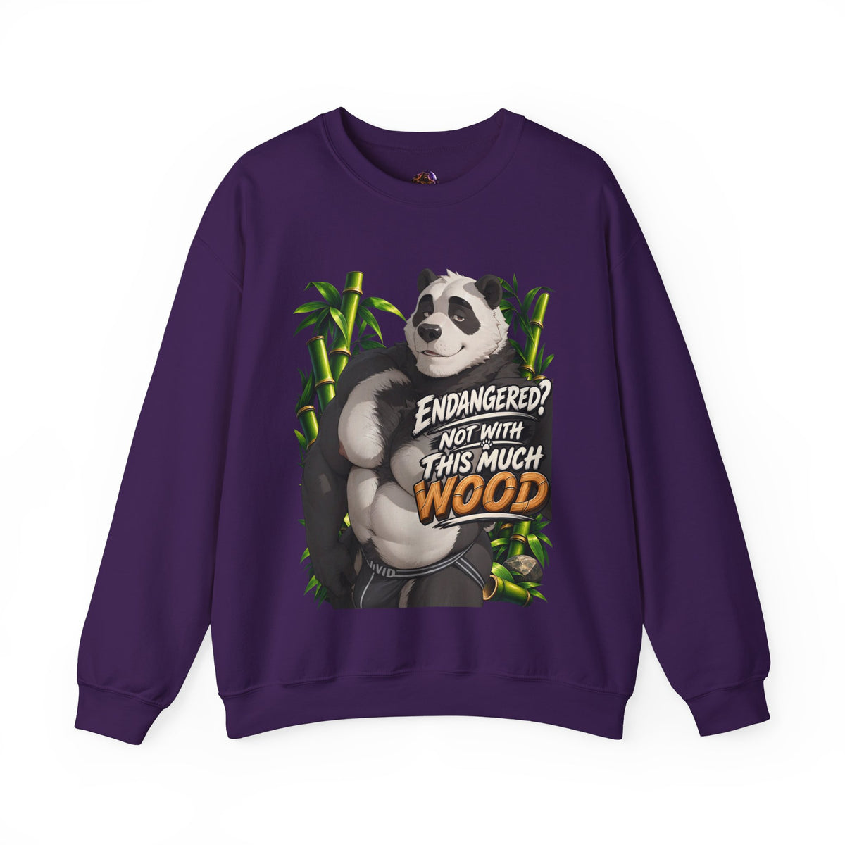 Endangered? Not With This Much Wood Gay Panda Bear Sweatshirt