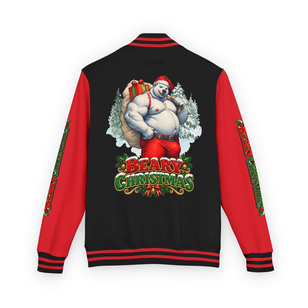 Gay Bear "Beary Christmas" Letterman Jacket