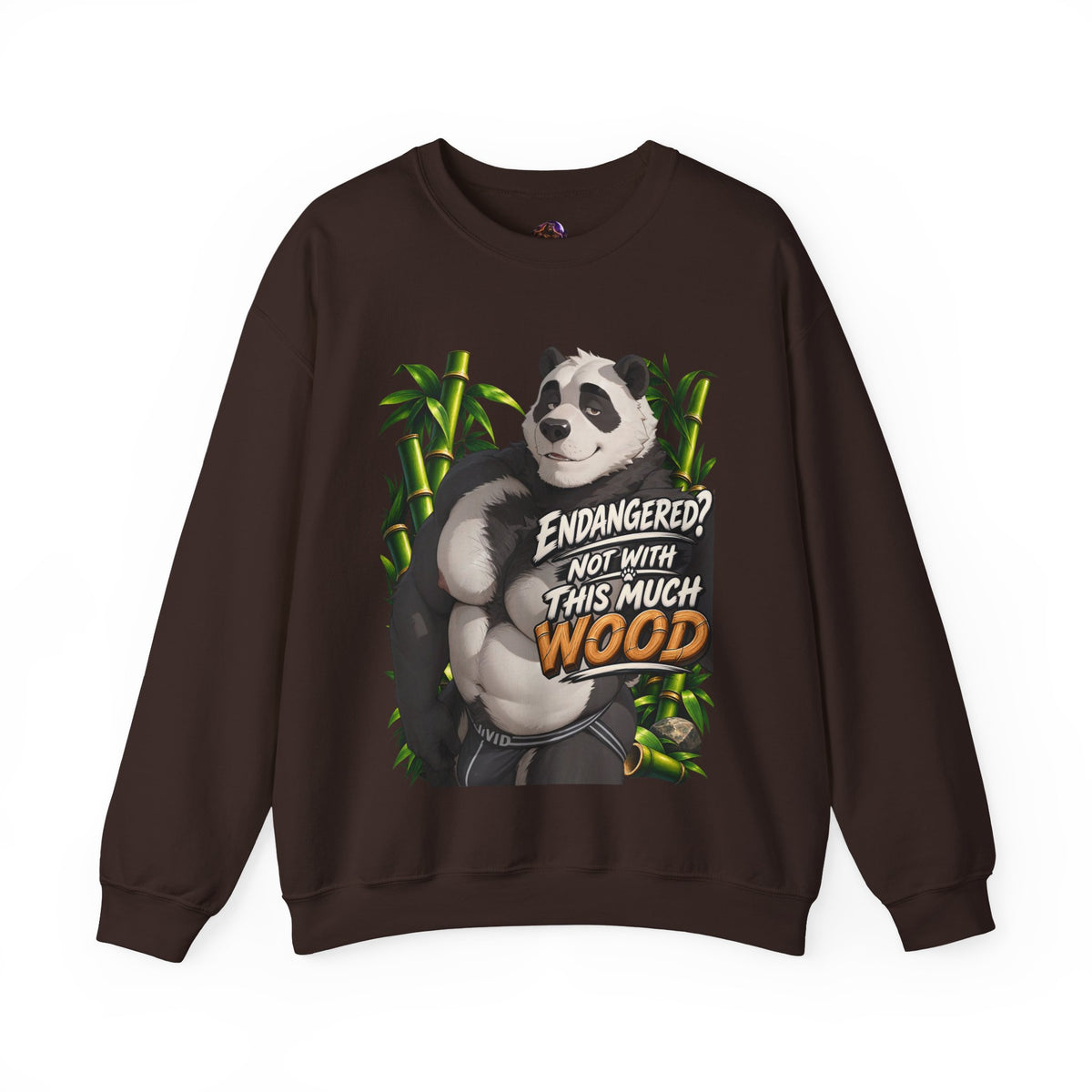 Endangered? Not With This Much Wood Gay Panda Bear Sweatshirt