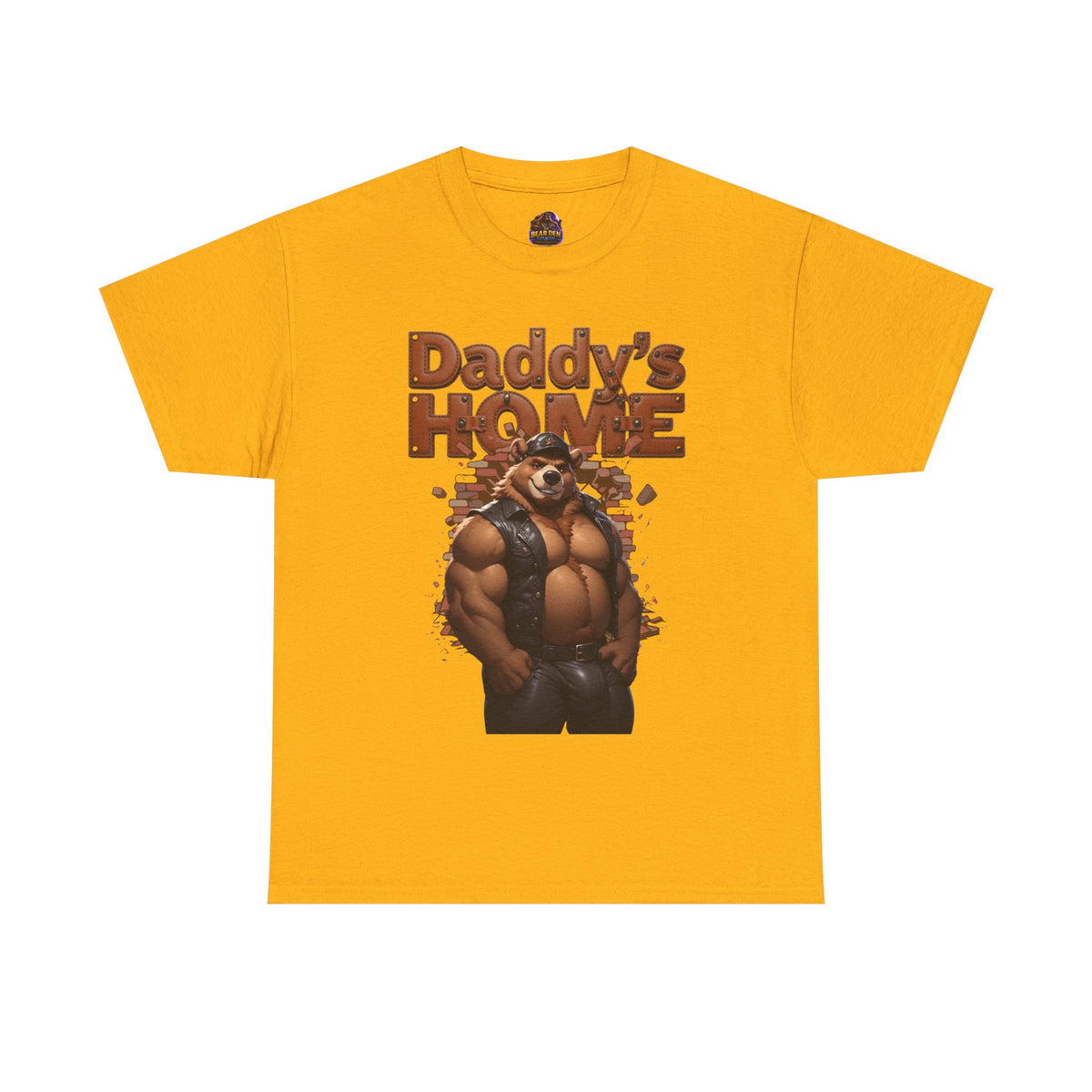 Daddy's Home Gay Leather Bear Tee