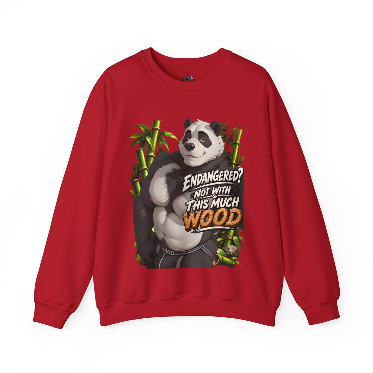Endangered? Not With This Much Wood Gay Panda Bear Sweatshirt