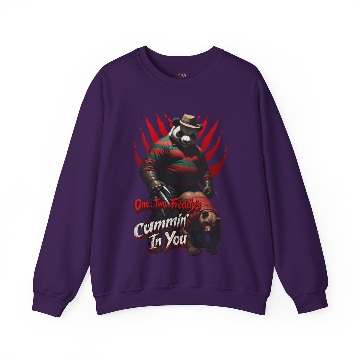 Gay Horror "One... Two... Freddy's Cummin' In You" Sweatshirt