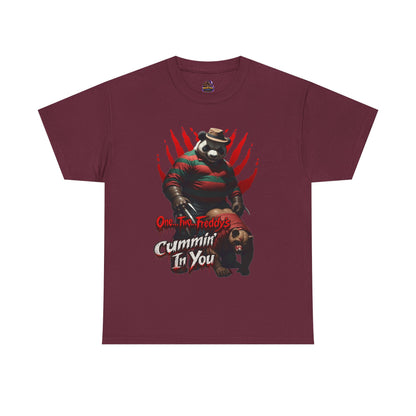 Gay Bear "One... Two... Freddy's Cummin' In You" Halloween Tee