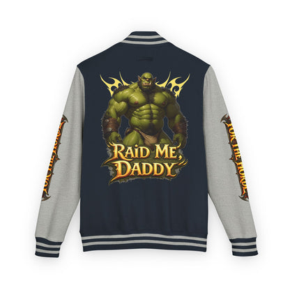 Gay Bear "Raid Me Daddy" Orc Letterman Jacket