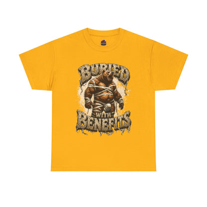 Gay Bear Halloween "Buried With Benefits" Mummy Tee