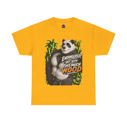 Endangered? Not With This Much Wood Gay Panda Bear T-Shirt