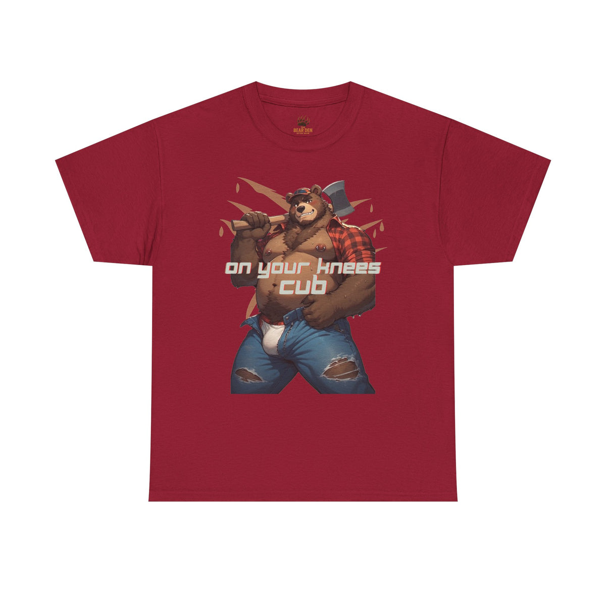 On Your Knees Cub Gay Bear Tee