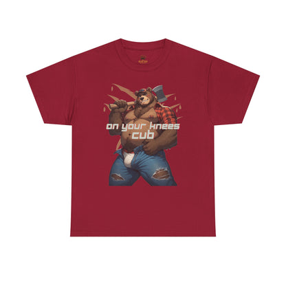 On Your Knees Cub Gay Bear Tee