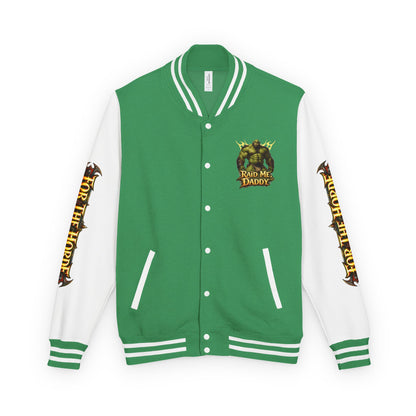Gay Bear "Raid Me Daddy" Orc Letterman Jacket