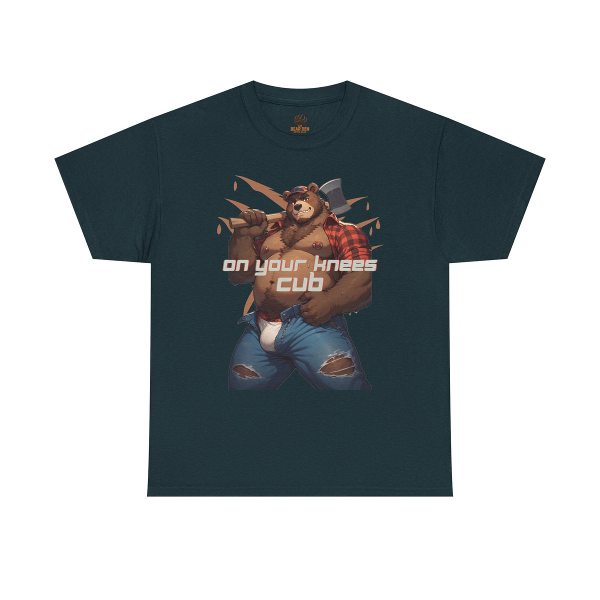 On Your Knees Cub Gay Bear Tee
