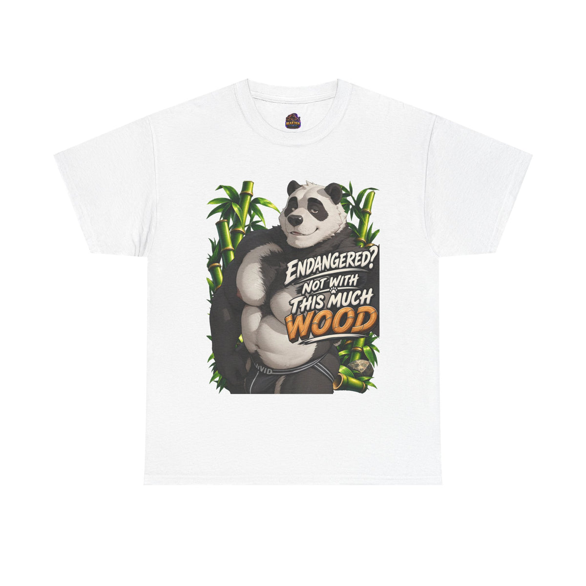 Endangered? Not With This Much Wood Gay Panda Bear T-Shirt