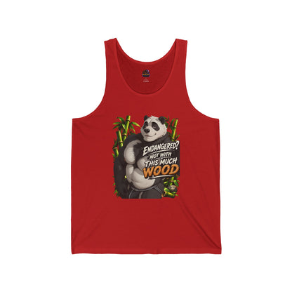 Endangered? Not With This Much Wood Gay Panda Bear Tank Top