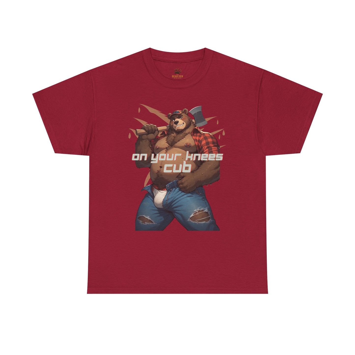 On Your Knees Cub Bear Tee