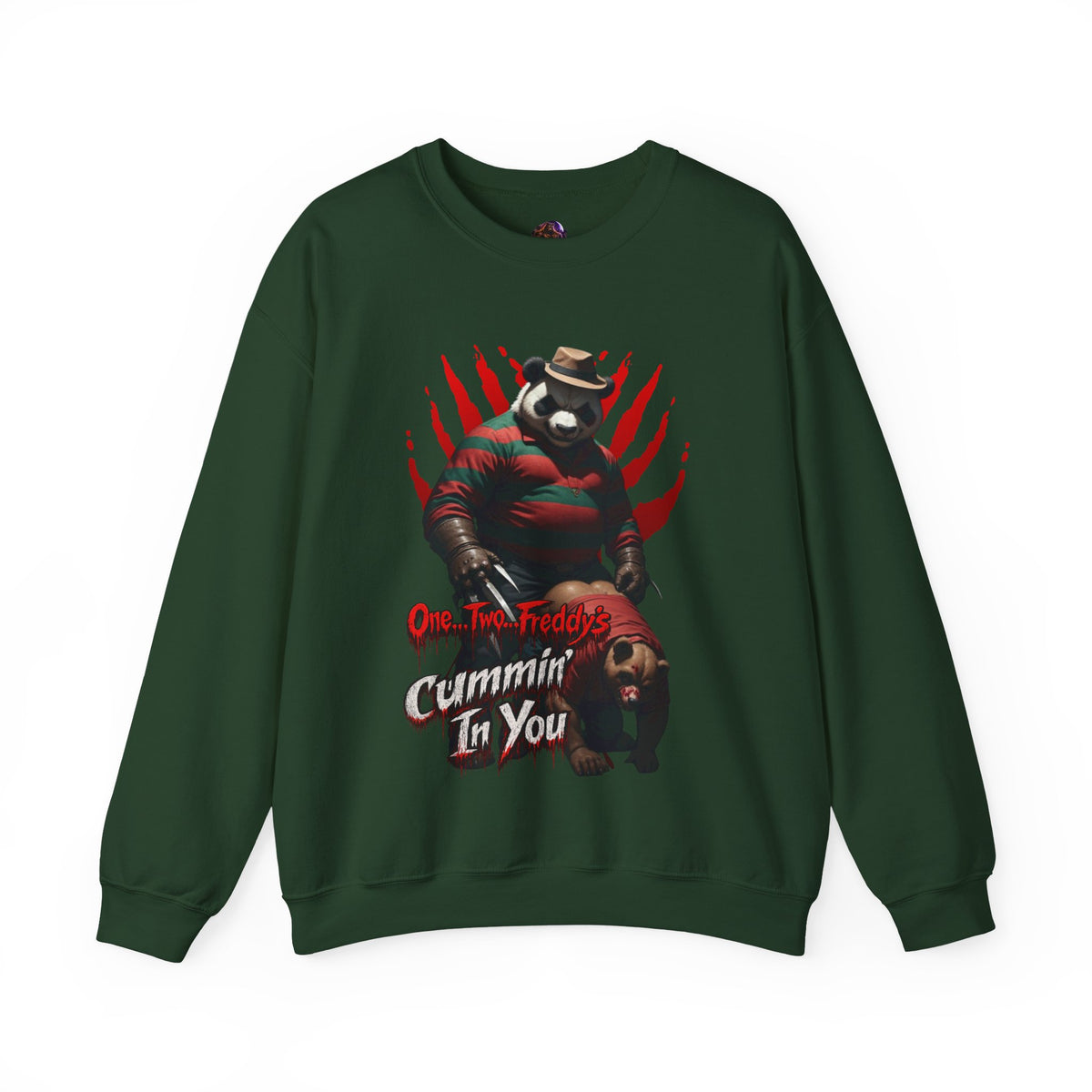 Gay Horror "One... Two... Freddy's Cummin' In You" Sweatshirt