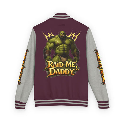Gay Bear "Raid Me Daddy" Orc Letterman Jacket