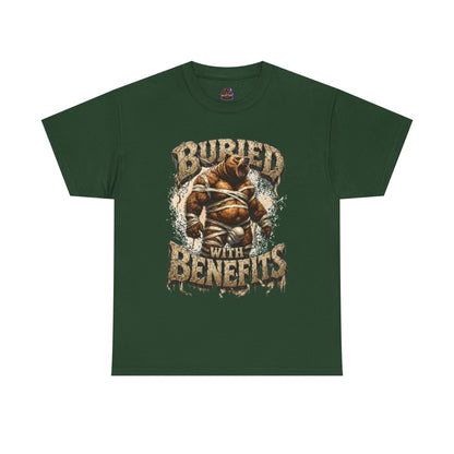 Gay Bear Halloween "Buried With Benefits" Mummy Tee