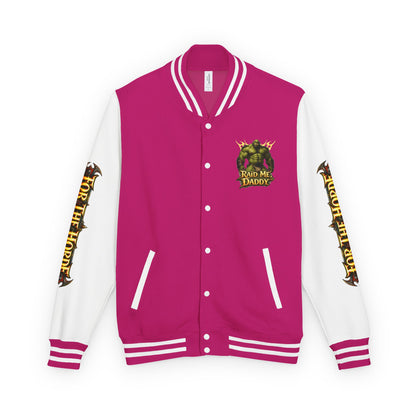 Gay Bear "Raid Me Daddy" Orc Letterman Jacket