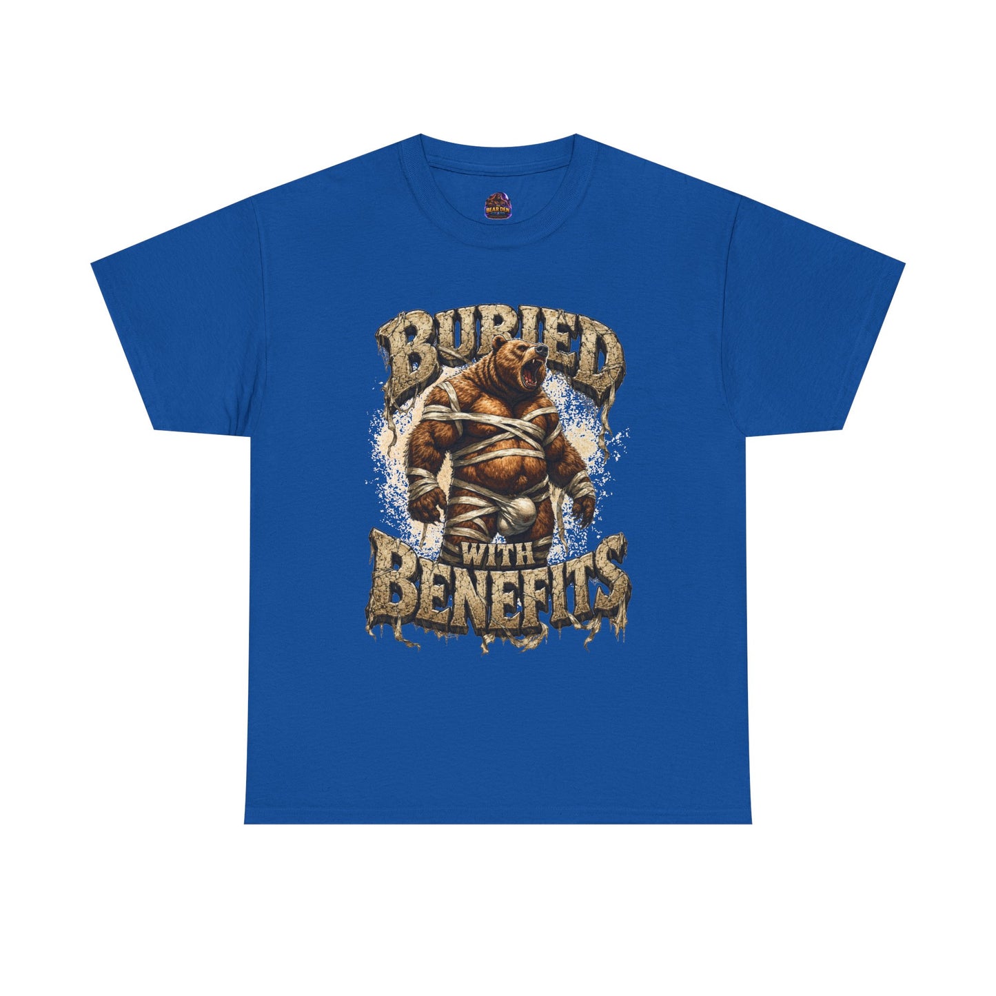 Gay Bear Halloween "Buried With Benefits" Mummy Tee